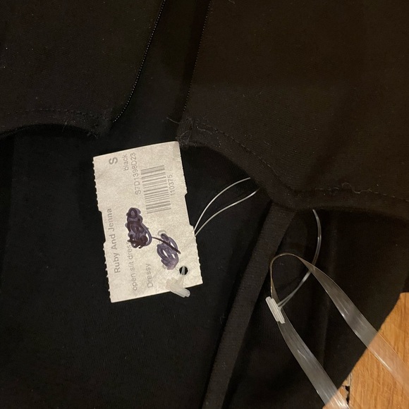 Solemio Los Angeles NWT black cut out dress size S night out - Picture 8 of 10